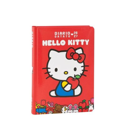Diario datato standard 2026 - 2027 HELLO KITTY RED