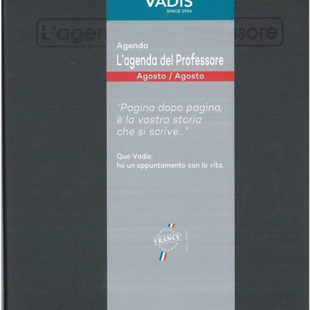 Agenda Scolastica L'AGENDA DEL PROFESSORE Quo Vadis lingua IT Anno 2026-2027