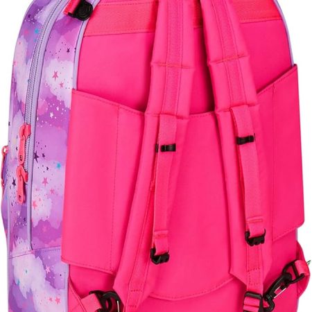 SJ GANG STYLE JAM GANG Trolley Scuola Jack 3 Ruote Fable Journey, Fucsia, 3 in 1, Zaino Triplo Uso con Carrello Sganciabile, 33 L, Zaino Scuola Elementare, Zaino Bambina