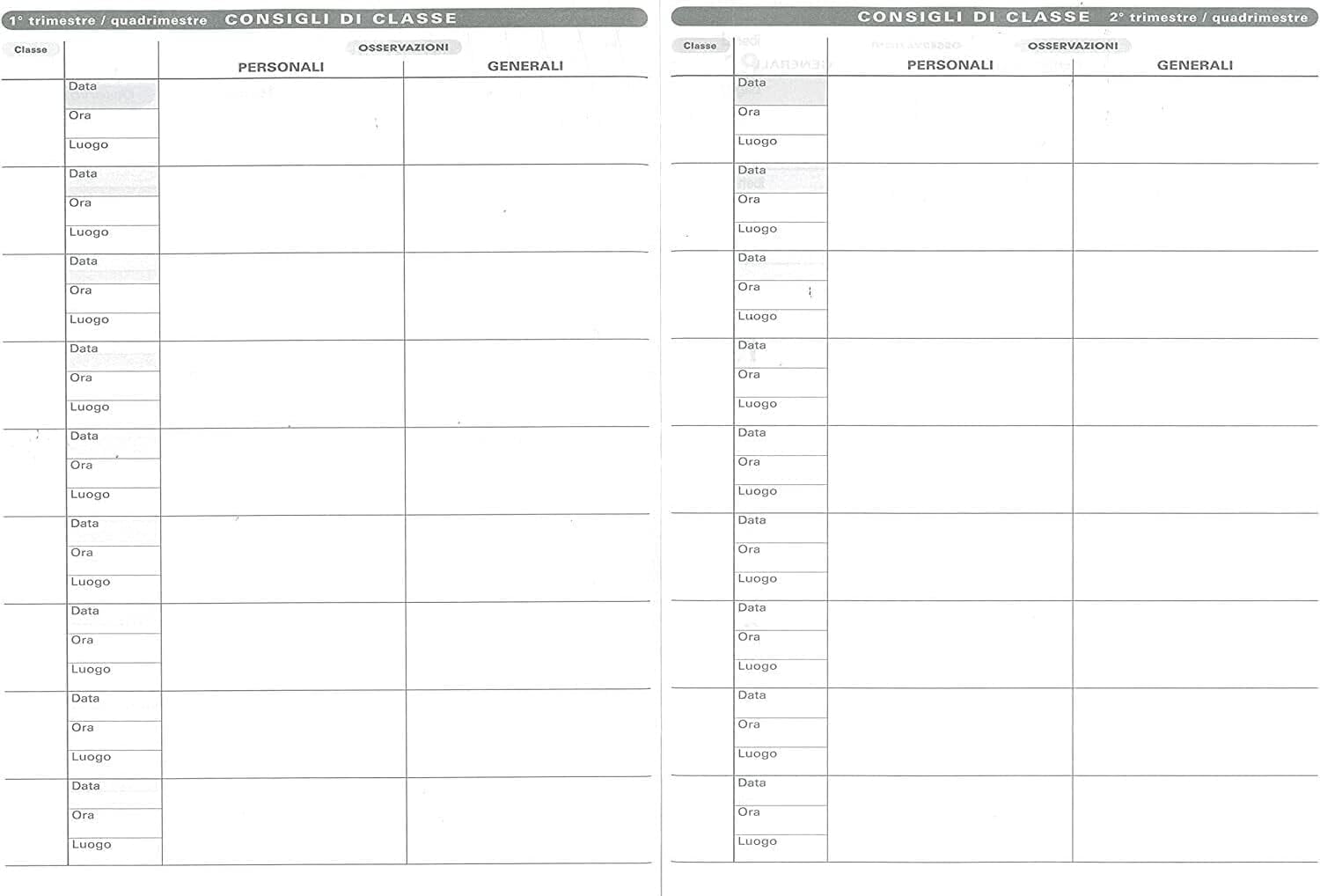 Agenda Scolastica L'AGENDA DEL PROFESSORE Quo Vadis lingua IT Anno 2026-2027