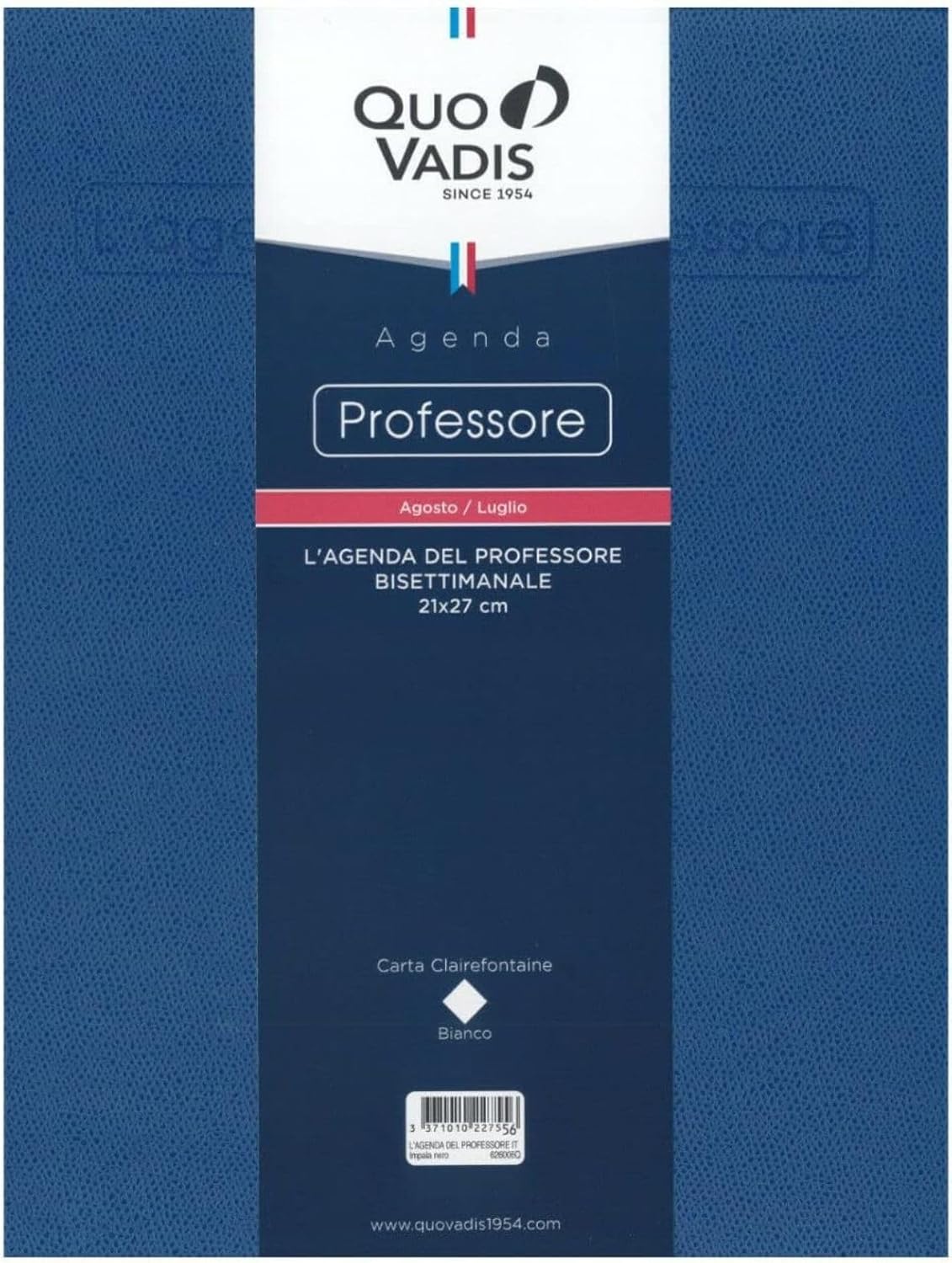 Agenda Scolastica L'AGENDA DEL PROFESSORE Quo Vadis lingua IT Anno 2026-2027