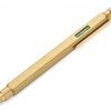 Troika - Construction Pen - Square - Brass