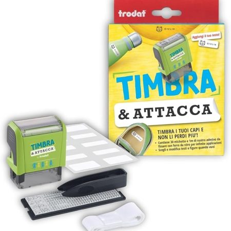 Trodat Timbra e Attacca, Timbro Vestiti Bambini Asilo